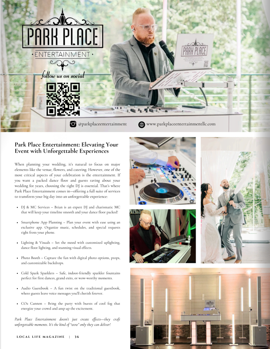 Park Place Entertainment featured in Local Life Magazine - Spread 2